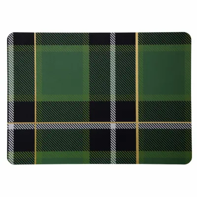 Produktbild von ASA Selection tartan Tischset Grün, Platzmatte, Platzdeckchen, Kunstlederoptik, 33 x 46 cm, 7893420