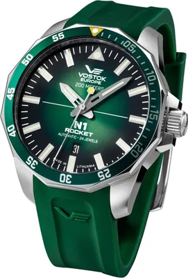 Vostok Europe NH35A-225A710-SIGRE Herren-Armbanduhr Automatik Rocket N1 Grün 1