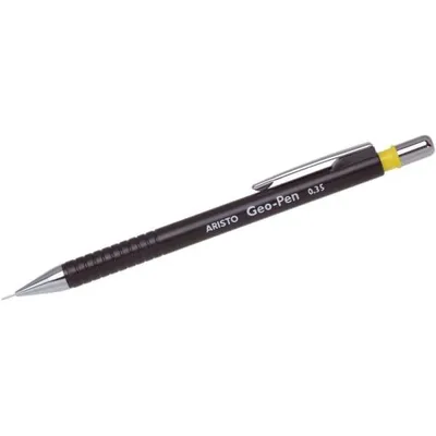 Produktbild von Aristo Feinminenstift Geo-Pen schwarz 0,35 mm mit gefederter Minenführung