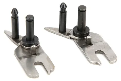 Image de 1 paire de composants à cames métalliques gauche/droite adaptés aux machines à tricoter Brother KH260 KH270