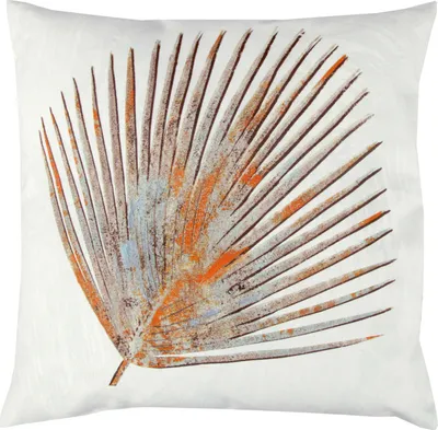 Immagine prodotto di Cuscino decorativo 45x45 cm color mattone – Fodera con stampa, imbottitura inclusa, cerniera, morbido e decorativo per divano e soggiorno
