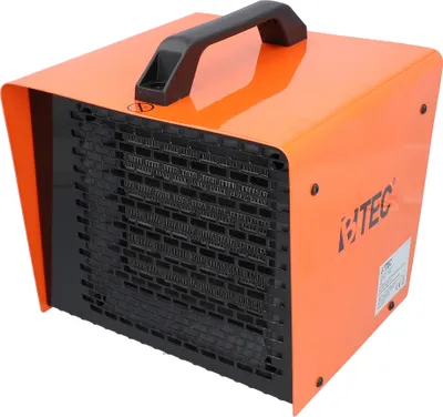 Produktbild von Keramik Elektroheizer Heizlüfter Bauheizer Frostwächter Heizstrahler Heizung 3 kW 2-Heizstufen Kondensatfreie Wärme Thermostat