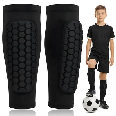 Productafbeelding van Scheenbeschermers voor Kinderen, Ademend en Ergonomisch voor Voetbal en Training
