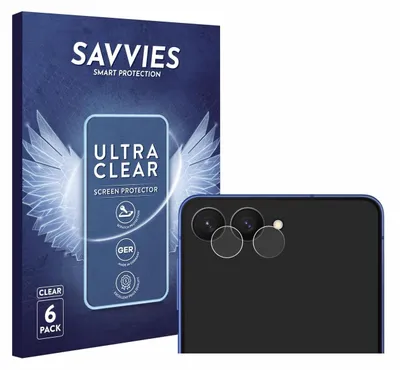 Produktbild von 6x Für Samsung Galaxy Z Flip 7 (NUR Kameraschutz) Schutzfolie Savvies Displayschutz Display Schutz Folie Klar Transparent