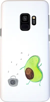 Produktbild von Mr. & Mrs. Panda Samsung Galaxy S9 Handyhülle Avocado Tanzen - Weiß - Geschenk, Singen, Party, Cover, Fröhlich, Musik, Handy Schutzhülle, Hülle, Smartphone