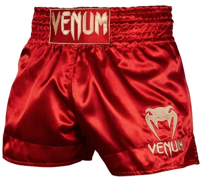 Immagine prodotto di Venum, pantaloncini da Muay Thai classici, uomo, taglia S, bordeaux/oro