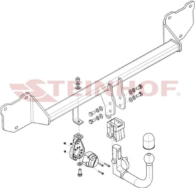Produktbild von Z547220 Anhängerkupplung passend für MINI COOPER PACEMAN 2012-2016 abnehmbar