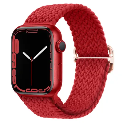 Obrázok produktu pre BStrap Elastic Nylon remienok na Apple Watch 42/44/45mm, red