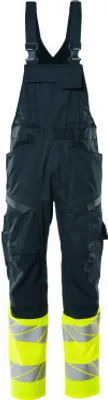 Produktbild von MASCOT® Latzhose mit Knietaschen 19669-236-01017 Schwarzblau/Hi-vis Gelb 82C54