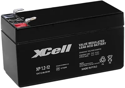 Obrázok produktu pre Olovená batéria XCell XP1,2-12 12V 1,2Ah Pb
