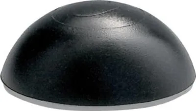 Produktbild von Türpuffer Halbkugel schwarz Ø32mm H:13mm