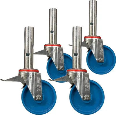 Immagine prodotto di Fahrrollensatz Ø 125mm 4 Stück für KRAUSE ClimTec Gerüst