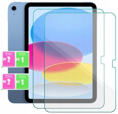 Produktbild von 2x gehärtetes Glas für Apple iPad 10. Generation (2022), 10,9 Zoll, 9H, 2er-Set