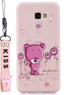 Produktbild von Für Samsung A5 2017 Cartoon Lovely Coloured Painted Soft TPU Rückendeckung rutschfest Full Protective Case mit Lanyard Light Pink