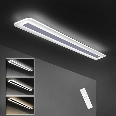 Obrázok produktu pre ZMH LED stropný svetelný panel stmievateľný s diaľkovým ovládaním 23w 60cm kancelárska lampa z kovu a akrylu chodbová lampa plochá lampa do obývačky pre kanceláriu spálňu kuchyňu