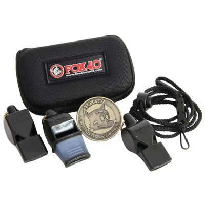 Produktbild von Fox 40 - Schiedsrichterausrüstung-Set für Herren/Damen Unisex PP15951 (Einheitsgröße) (Schwarz)
