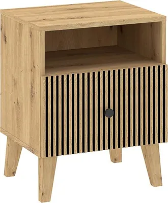 Zdjęcie produktu dla Szafka nocna HEWITT – dąb artisan