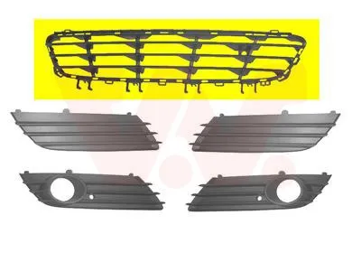 Produktbild von VAN WEZEL Lüftungsgitter Grill Stoßfänger für OPEL Astra H Caravan (A04)