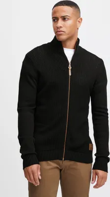 Produktbild von SOLID SDTristian Herren Strickjacke Cardigan Feinstrick Pullover mit Stehkragen Reißverschluss Baumwollmischung Regular fit
