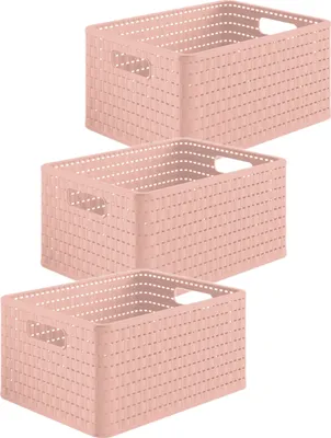 Produktbild von 3er Set Box 18 l COUNTRY, Farbe:Linnea pink ged.