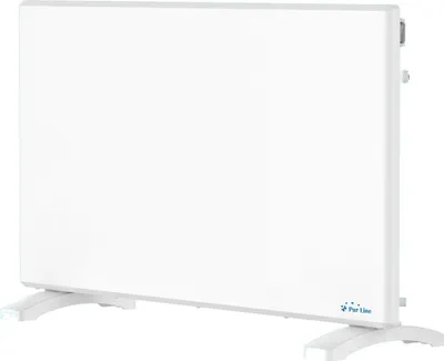 Produktbild von Purline PANEL S1500, Elektrischer Konvektor-Raumheizer, IP24, Drinnen, Flur, Wand, Weiß, Stahl