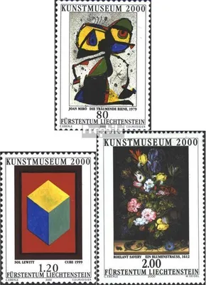 Produktbild von Briefmarken Liechtenstein 2000 Mi 1245-1247 (kompl.Ausg.) gestempelt Kunstmuseum