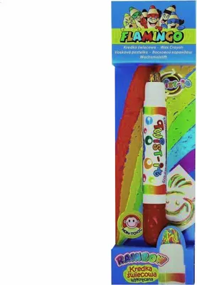 Produktbild von Regenbogen-Flamingo-Kerzenkreide