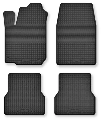 Produktbild von Gummi-Fußmatten für Opel Zafira B 2005-2014 (Minivan) – 4-tlg, Schwarz, Semi-Universal, angepasst – Wielganizator Semi-Universal