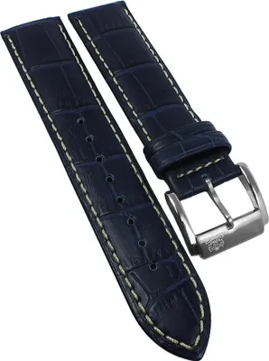 Produktbild von Festina Uhrenarmband Leder Dunkelblau 21mm F16169 F16275 F16276 F16352