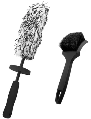 Image de Brosse pour jantes en microfibre, 42 cm, avec des poils ultra-doux pour un nettoyage sans rayures