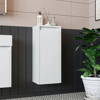 Productafbeelding van Skye Decor, hoogwaardige badkamerkast, wit, 30x70x25 cm, 100% melamine