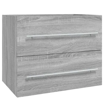 Immagine prodotto di vidaXL Mobile lavabo Grigio Sonoma 60x38,5x48 cm Materiale a base di legno