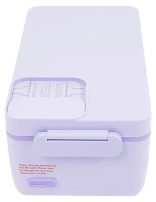 Produktbild von Elektrische Lunchbox - Heizbare Bento Box 1 l 40 W - USB wiederaufladbar 12000 mAh - LED Display - Edelstahl innen - Lila
