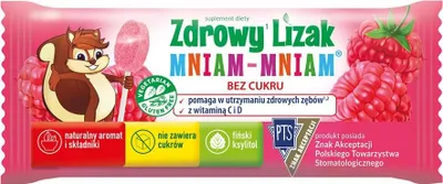 Produktbild von GESUNDER LOLLIPOP für Kinder Vitamin C und D Himbeere x1