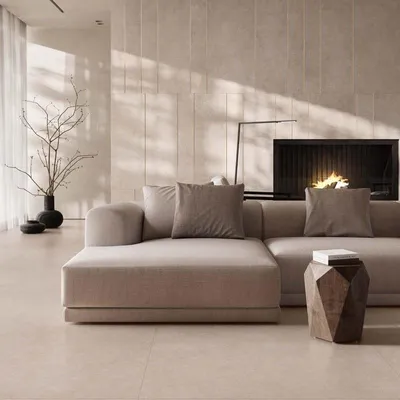 Zdjęcie produktu dla CASA39 Płytki imitujące kamień, kolor beżowy, 20 x 120 cm, Casalgrande Padana, styl