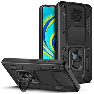Zdjęcie produktu dla Etui Techsuit CamShield Xiaomi Redmi Note 9S Note 9 9 - czarne (Black)