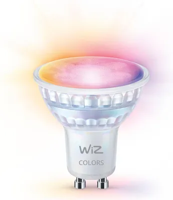Zdjęcie produktu dla WiZ Reflektor punktowy 50 W PAR16 GU10, Inteligentne żarówki, Wi-Fi/Bluetooth, Biały, Wi-Fi 4 (802.11n), 802.11b, 802.11g, LED, GU10