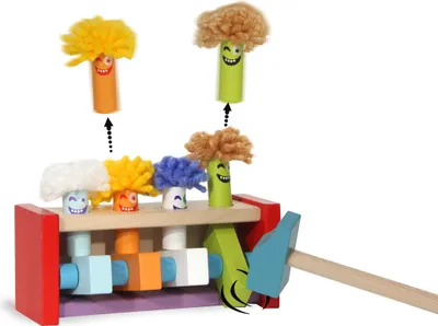Obrázek produktu pro Jamara Holzspielzeug Kidiwood Klopfbank Flying Clowns 2+