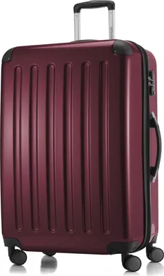 Produktbild von HAUPTSTADTKOFFER - Alex - Großer Hartschalen-Koffer mit Rollen Trolley XL Rollkoffer Dehnfalte Reisekoffer 120L,Burgund