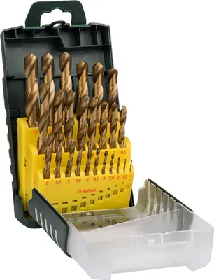 Produktbild von Bosch 25-teiliges HSS-TiN-Metallbohrer-Set - 2607017154