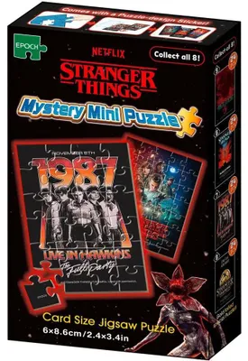 Zdjęcie produktu dla Zestaw 8 mini-puzzli z motywem serialu „Stranger Things”