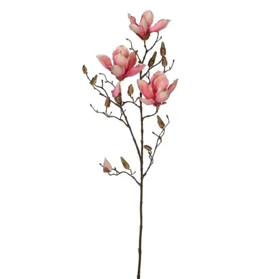 Produktbild von Mica Decorations Magnolien Kunstblume - H88 cm - Rosa
