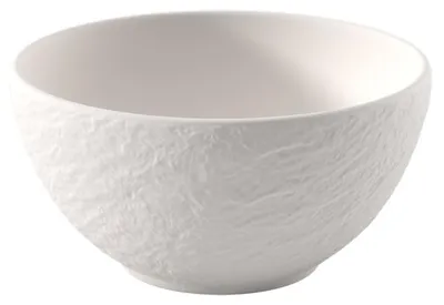 Image de Villeroy & Boch Manufacture Rock, ensemble de deux bols blancs