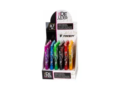 Produktbild von Löschbarer Kugelschreiber Candy MIX (36 Stück) – Fandy