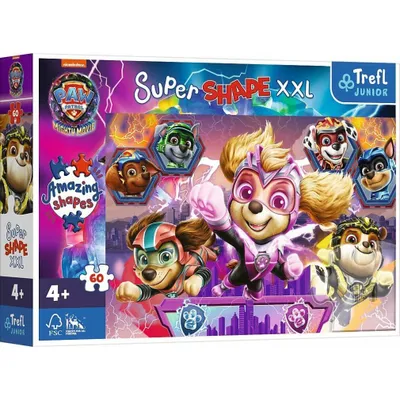 Obrázek produktu pro TREFL PUZZLE 60 XXL Super Shape Wesołe Pieski 50036
