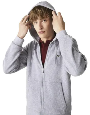Produktbild von Herren-Kapuzenpullover Lacoste SH1209 Reißverschluss Grau M