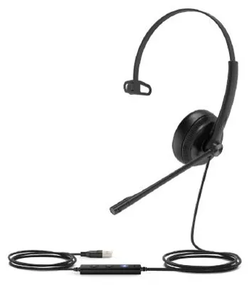 Zdjęcie produktu dla Yealink UH34 Lite, Przewodowa, Biuro/centrum telefoniczne, 20 - 20000 Hz, 82,5 g, Zestaw słuchawkowy, Czarny