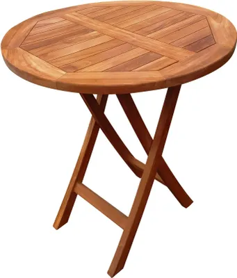Produktbild von deVries Teakholz-Gartentisch Woodie - ø 70 cm