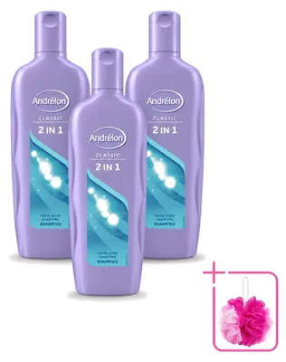 Produktbild von 3 x Andrélon 2-in-1 Shampoo - 450 ml - Sparpackung - 3 Stücke