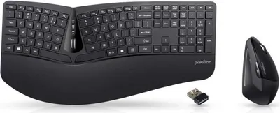 Immagine prodotto di Set tastiera+mouse wireless Perixx PERIDUO-605 nero ergonomico